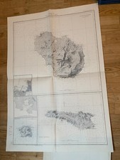 Carte marine ancienne Iles au