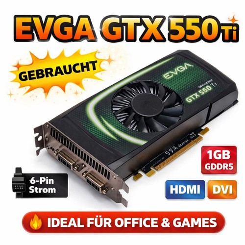 Evga geforce gtx 550 1gb - gtx,