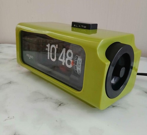 Seiko dp663m flip clock green - flip,