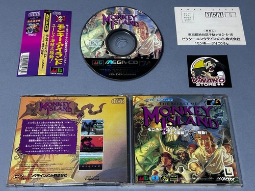 Monkey island sega - monkey, cd