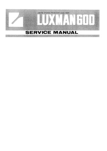 Service manuel instructions - service,
