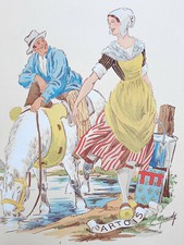ARTOIS Costumes GRAVURE Naudy