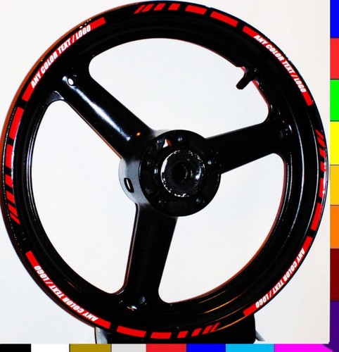 Motorcycle rim stripes - rim,