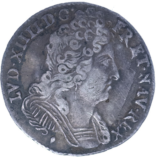 Louis xiv dixième - d'écu, aux