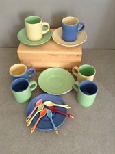 Set Of Espresso Cups, Saucers