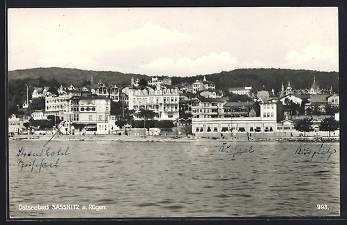 Carte postale sassnitz - carte, a
