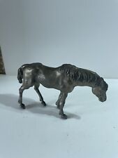 Ancien Cheval en Etain signé