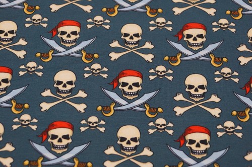 Tissu jersey megan bleu tissus - tissu,