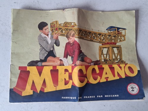 Meccano manuel instructions - meccano, d'instructions