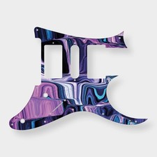 Pickguard série Ibanez Jem • Marbre #13 • Pickguard personnalisé •...
