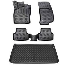 ELMASLINE 3D des Tapis de Caoutchouc & Bac Coffre Kit pour VW Tiguan Allspace II