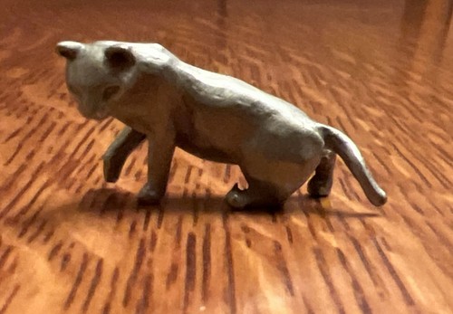 Vtg miniature pewter - vtg, pouncing