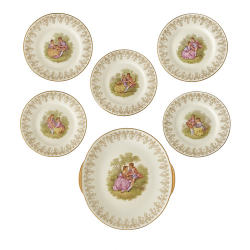 Assiette fragonard service - assiette,