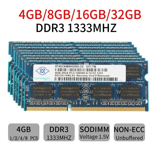 32go 16go 8go 4go - 4go, pc3-10600s