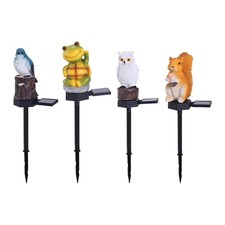 Lampes solaires sur piquet de