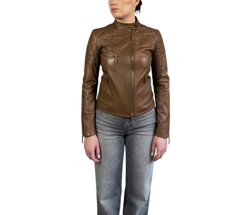 Veste cuir motard - veste, femme