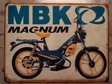 plaque métal vintage MBK