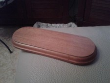 Socle bois pour figurines (205 mm × 75 mm)