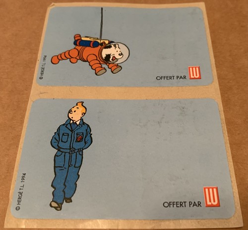 Autocollants tintin 1994 - autocollants,