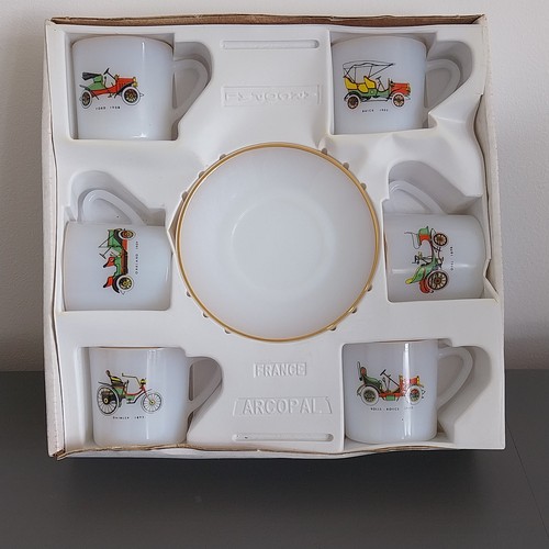 Tasses soucoupes à café - 6,
