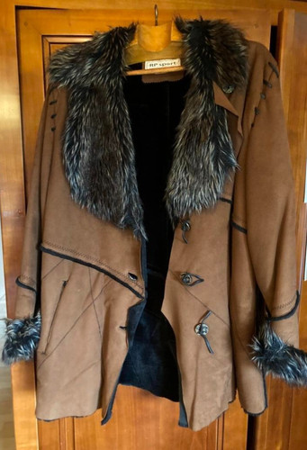 Veste boho faux daim et - veste, en