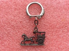 Porte Clé CHARLES GERVAIS GLACE CHARIOT CALÈCHE FIACRE CHEVAL Keychain Keyring