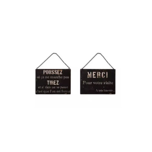 Plaque porte vintage - porte,