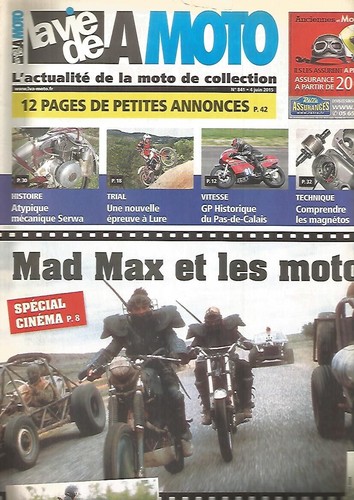 Vie moto n 841 mad - vie, de