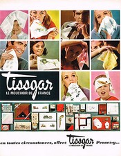 PUBLICITE  1967   TISSGAR