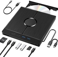 Lecteur DVD Externe USB30 Externe Lecteur DVD Externe avec Lecteur de Carte