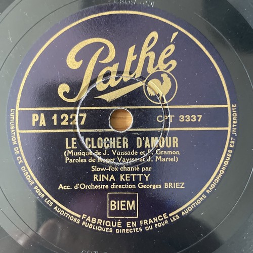 Rpm rina ketty le - 78, clocher