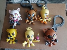 ***   lot de 6 mini figurines nights at freddy's   ***