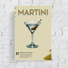 Affiche poster Martini A4 –