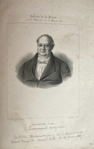 Gravure acteurs - d', "