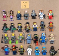 LEGO figurines, minifigures, atlantis, space, star wars, harry potter, LOT n°3