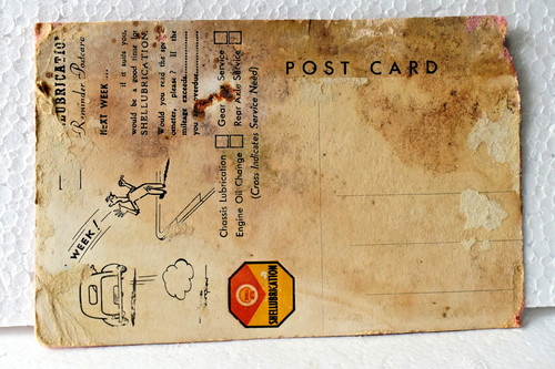Carte postale publicitaire - carte,
