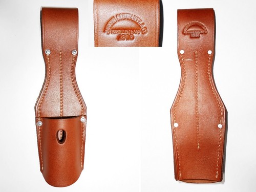 Porte cuir brun baionnette