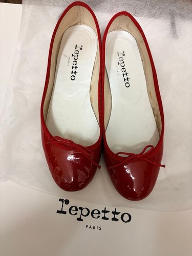 Repetto camille enamel flat - camille,