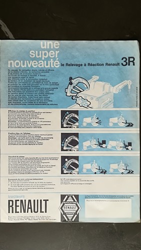 Brochure tracteur renault 1960 - renault,