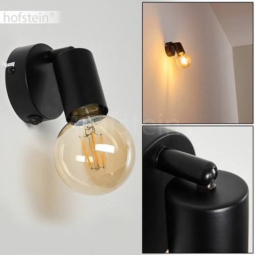 Applique noire vintage lampe - applique,