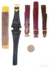 5 ANCIENS BRACELETS EN CUIR