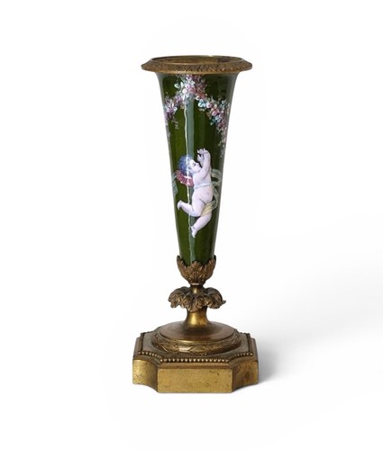 Antique french sevres green - sevres,