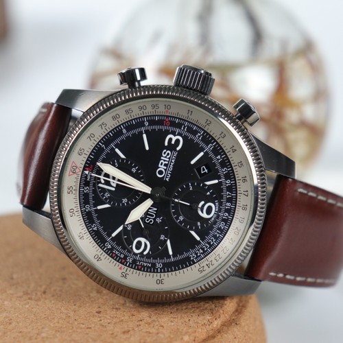 Chronographe calculatrice oris - chronographe,