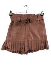 ZARA Jupe en cuir synthétique