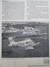 2/1970 PUB CSE PIPER CHEROKEE AIRCRAFT OXFORD AIR TRAINING SCHOOL ORIGINAL AD