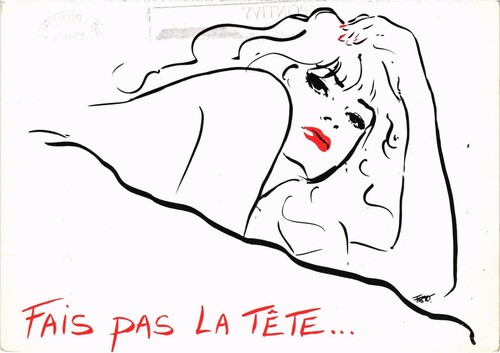 Cpm sexy lady - sexy, bed