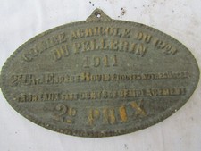 plaque concours agricole