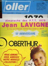 Lot de 3 ouvrages: Oberthur almanach des PTT 1979, vous aimerez n