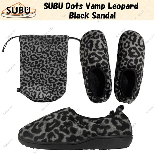 Sandale noire léopard subu - sandale,