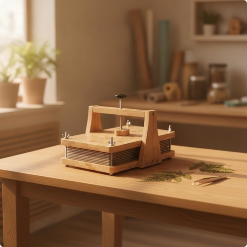 Presse fleurs bois - fleurs, en
